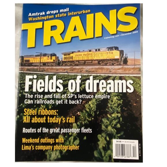 Vtg Lot 3 Trains Oct Nov Dec 2004 Magazine Collect Track Railroad Amtrak Steel - Picture 7 of 8